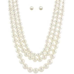 Pearl Necklace Set